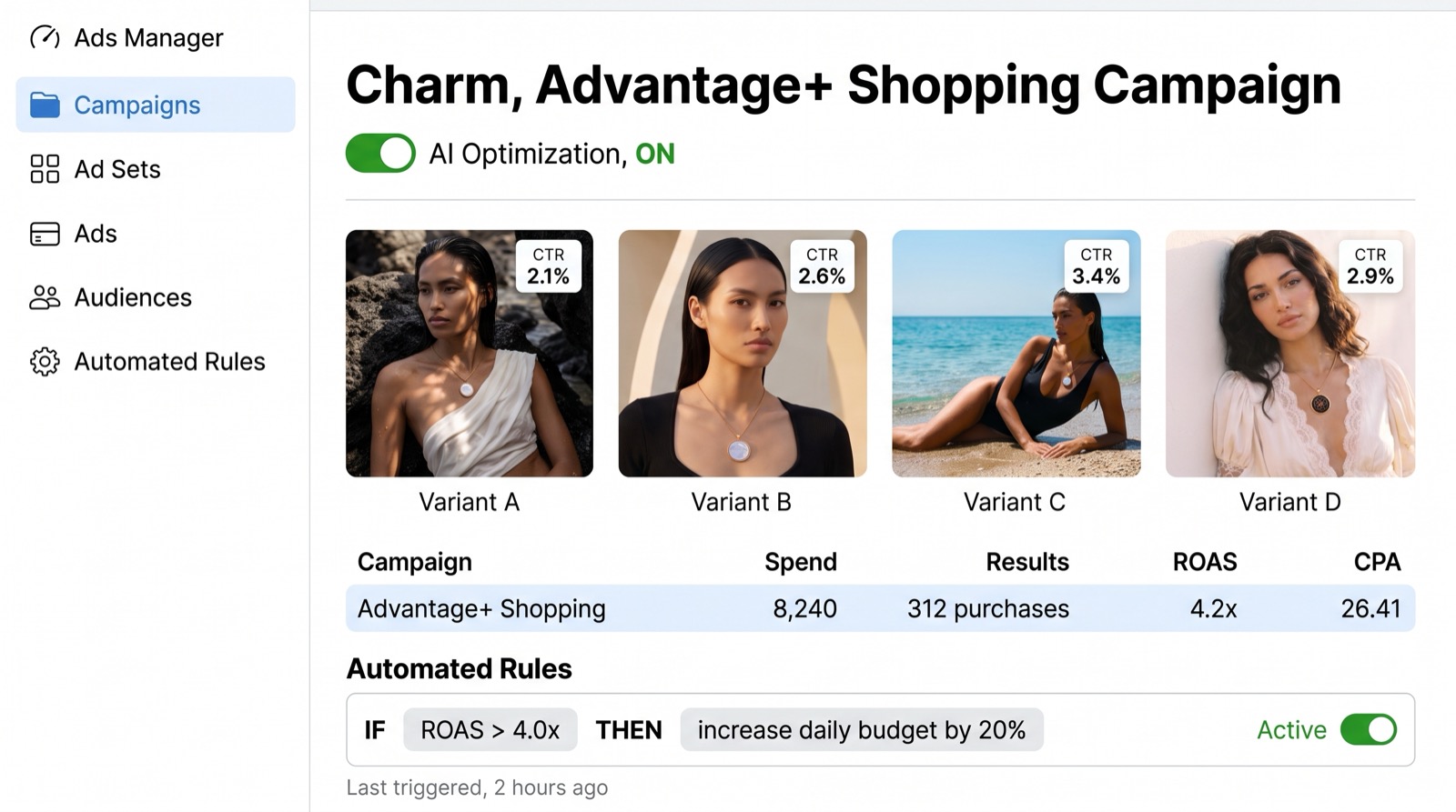 Paid ads running on their own